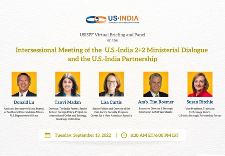 U.S.-India 2+2 Intersessional Meeting