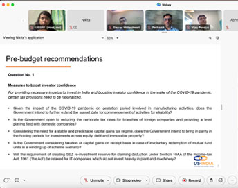 Ministry of Finance on pre-Budget