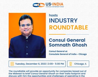 Industry roundtable with Consul General Somnath Ghosh