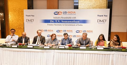 close-door roundtable with Dr. T V Somanathan, Finance Secretary