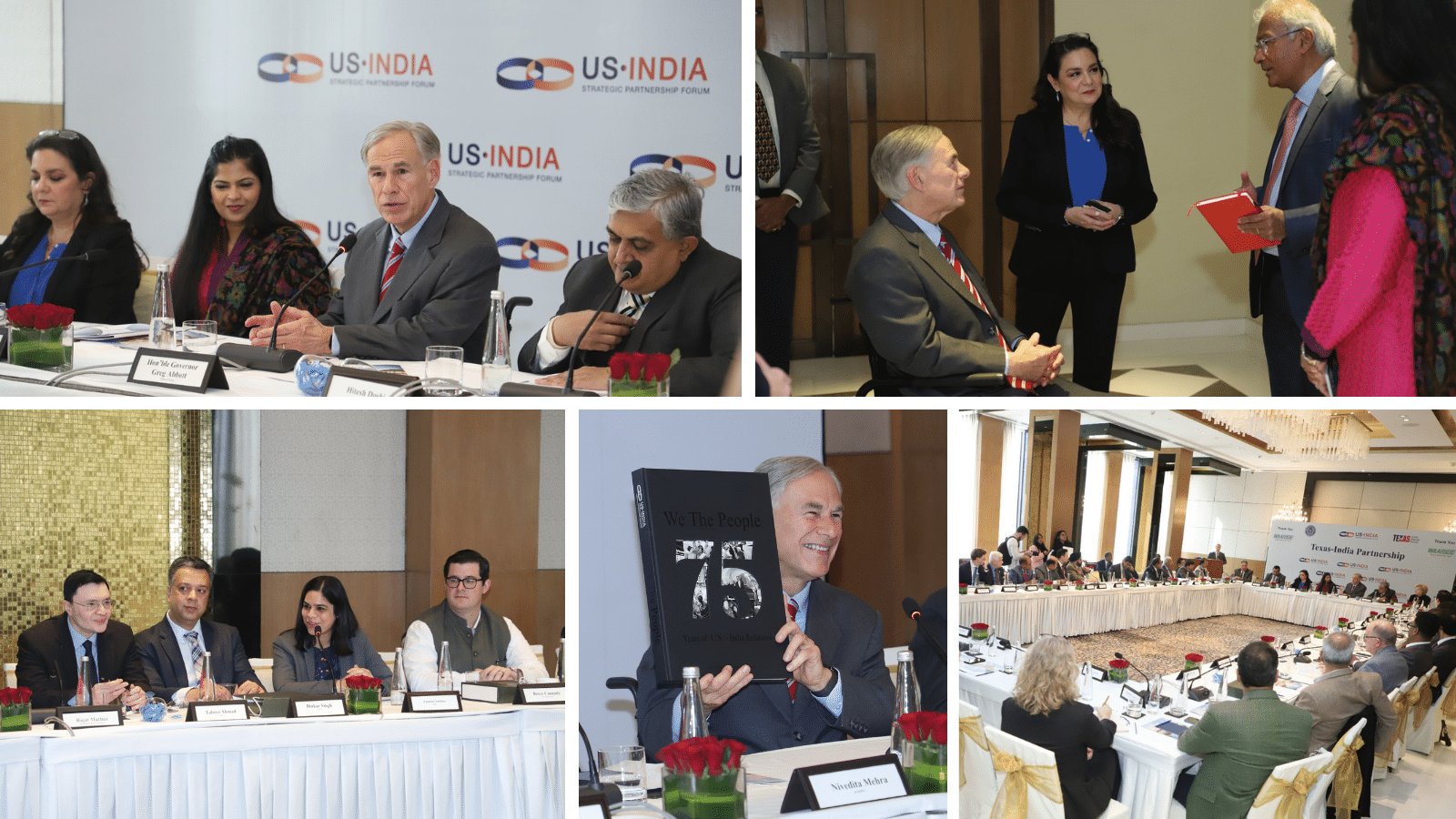 USISPF hosts Governor Abbott of Texas for a Texas-India trade partnership roundtable in New Delhi