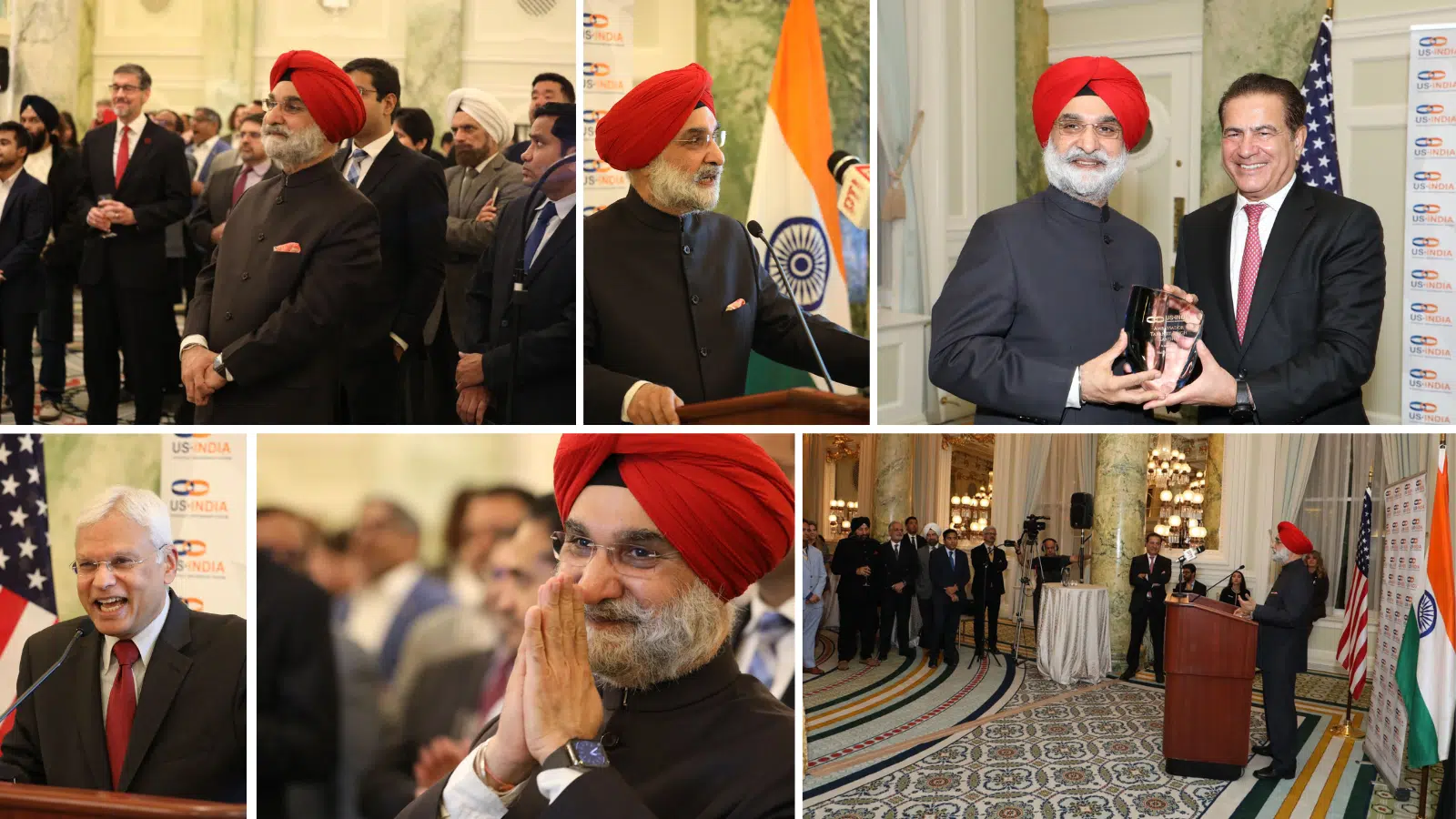 USISPF hosts a farewell reception for Taranjit Singh Sandhu, India’s Ambassador to the United States
