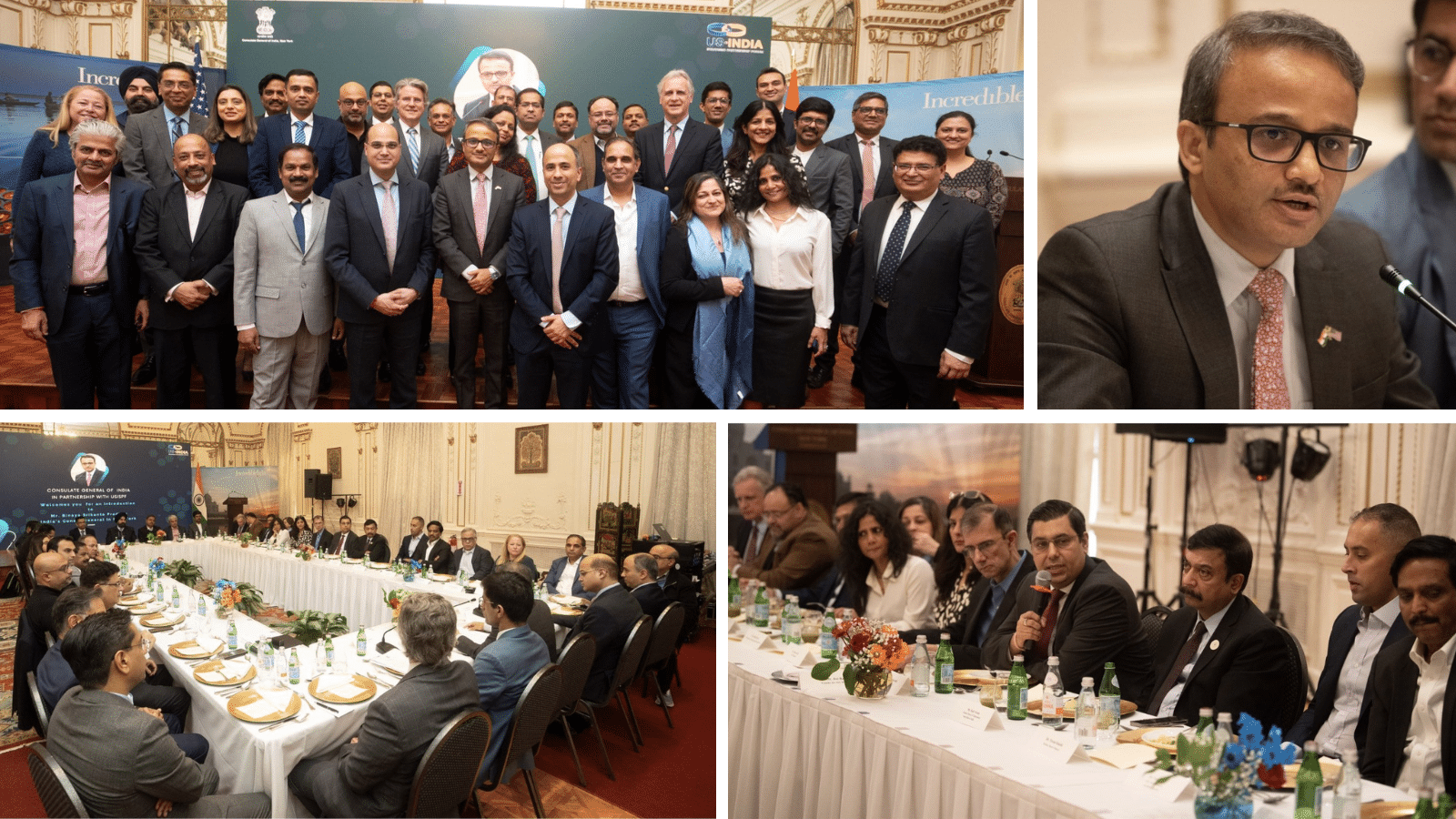 USISPF alongside CGI New York, was delighted to host Consul General Binaya Pradhan's first roundtable discussion with CEOs and business leaders in New York