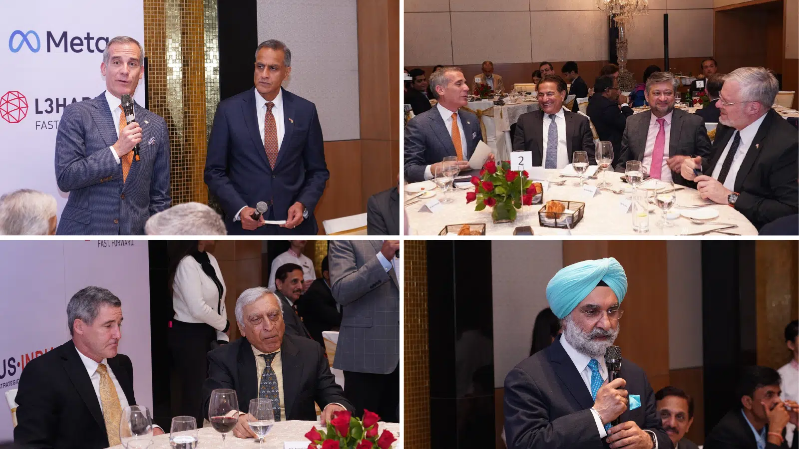 USISPF hosted officials from US and Indian government leaders, captains of industry, former diplomats, board members, and members, who discussed strengthening the strategic partnership and elevating commercial ties in New Delhi