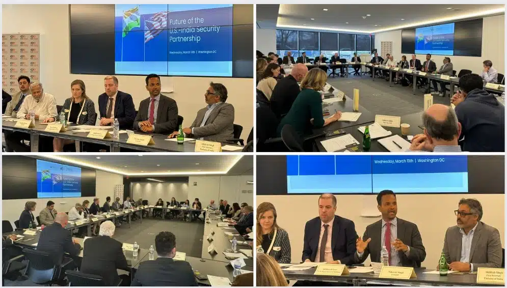 USISPF in collaboration with CUTS International and Warrior Maven present a roundtable on Future of the U.S.-India Security Partnership in Washington D.C.