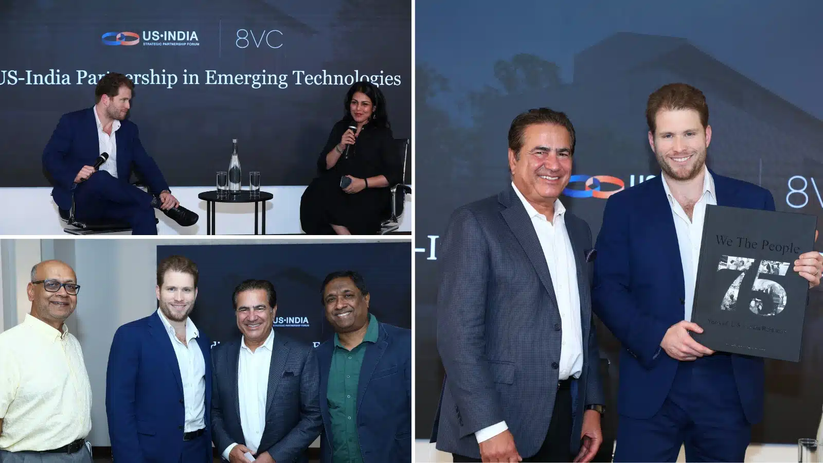 USISPF hosted a fireside chat with Joe Lonsdale, Founder and Managing Partner of 8VC on ‘U.S.-India partnership in Emerging Technologies’ in Bengaluru (May 8, 2024)