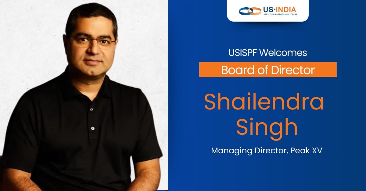 USISPF Welcomes Peak XV’s Shailendra Singh