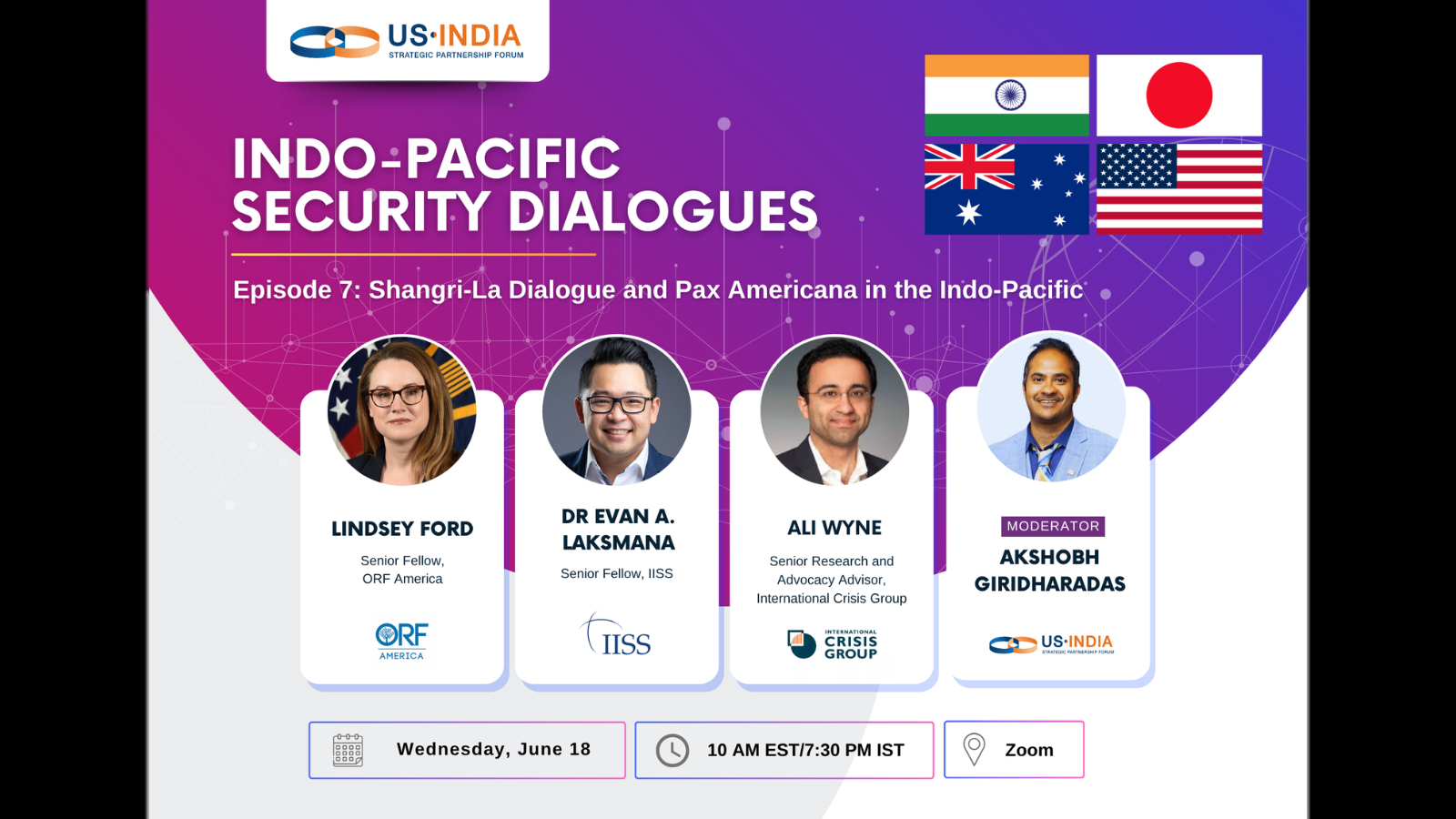 USISPF Indo-Pacific Security Dialogues | Episode 7 | Shangri-La Dialogue and Pax Americana in the Indo-Pacific