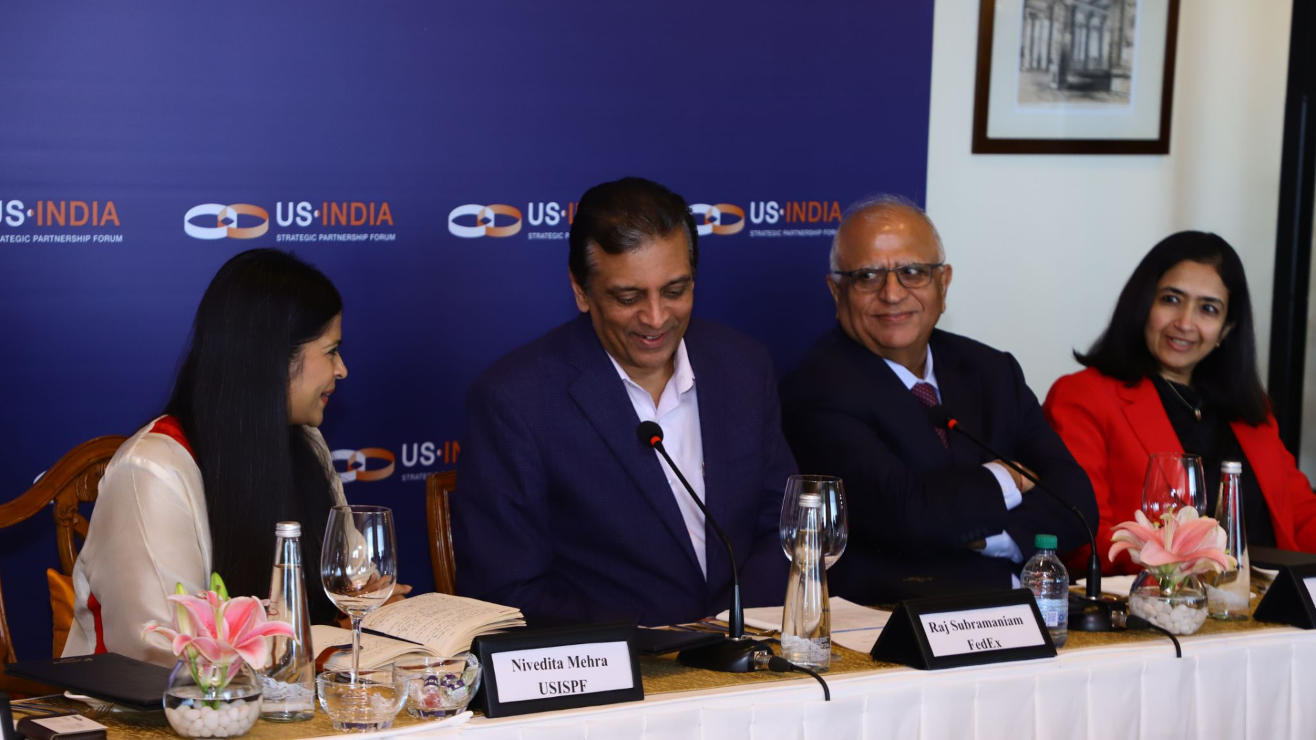 USISPF was pleased to host a closed-door luncheon in Mumbai featuring Raj Subramaniam, President & CEO of @fedex Corporation and Vice Chair of USISPF.
