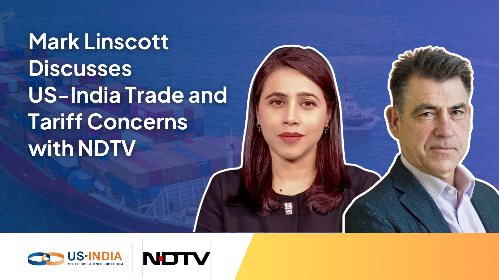Mark Linscott Discusses US-India Trade and Tariff Concerns with NDTV