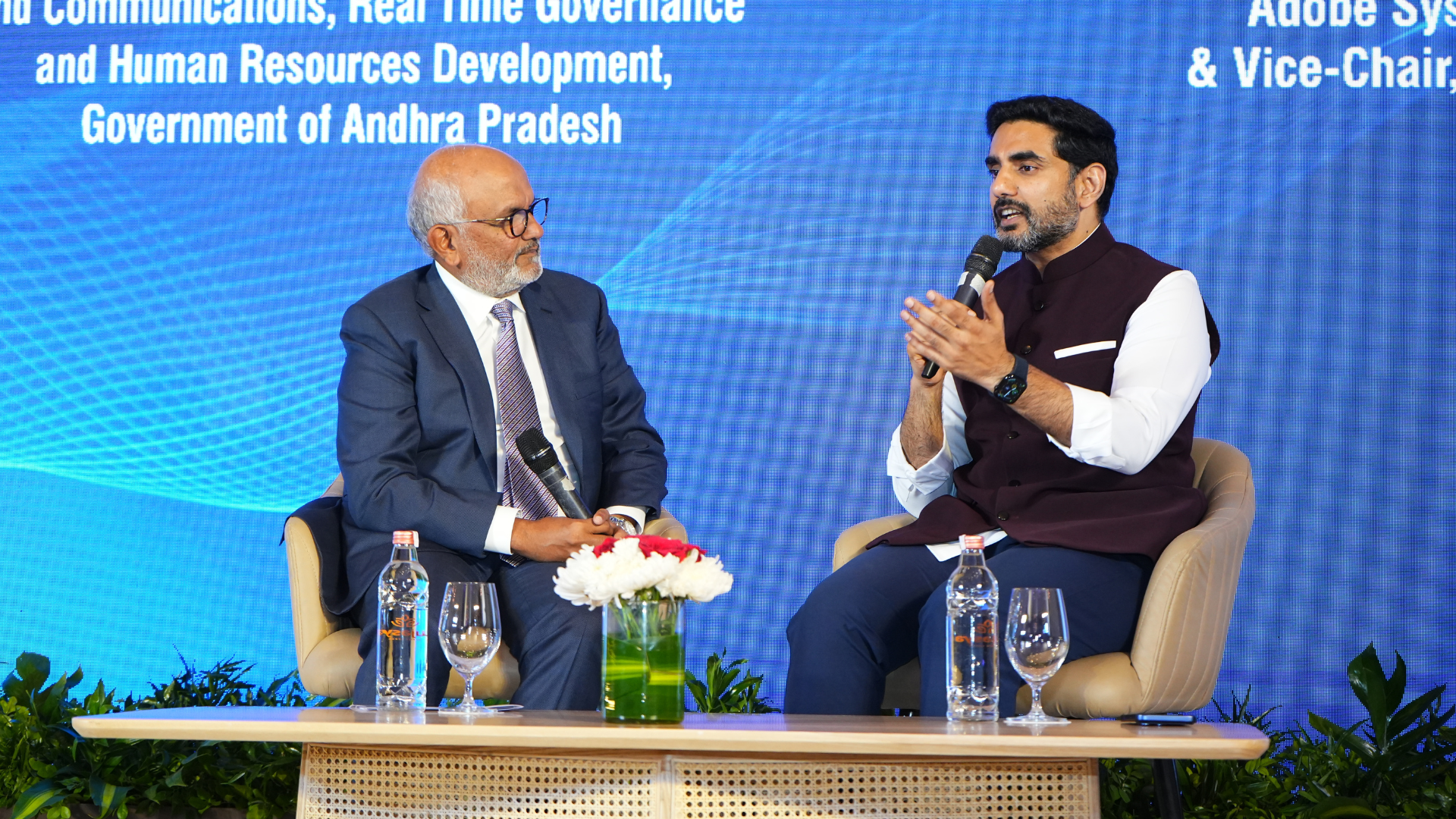 Fireside Chat with Shri Nara Lokesh, Minister in the Government of Andhra Pradesh, at the USISPF Board Delegation 2025