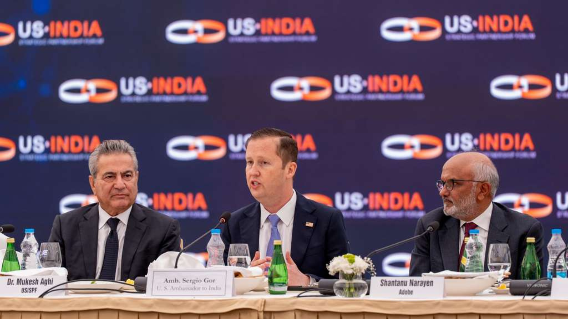 USISPF Hosts Closed-Door Luncheon Dialogue with U.S. Ambassador to India Sergio Gor